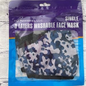 IQ Apparel 3 Layers Washable Face Mask